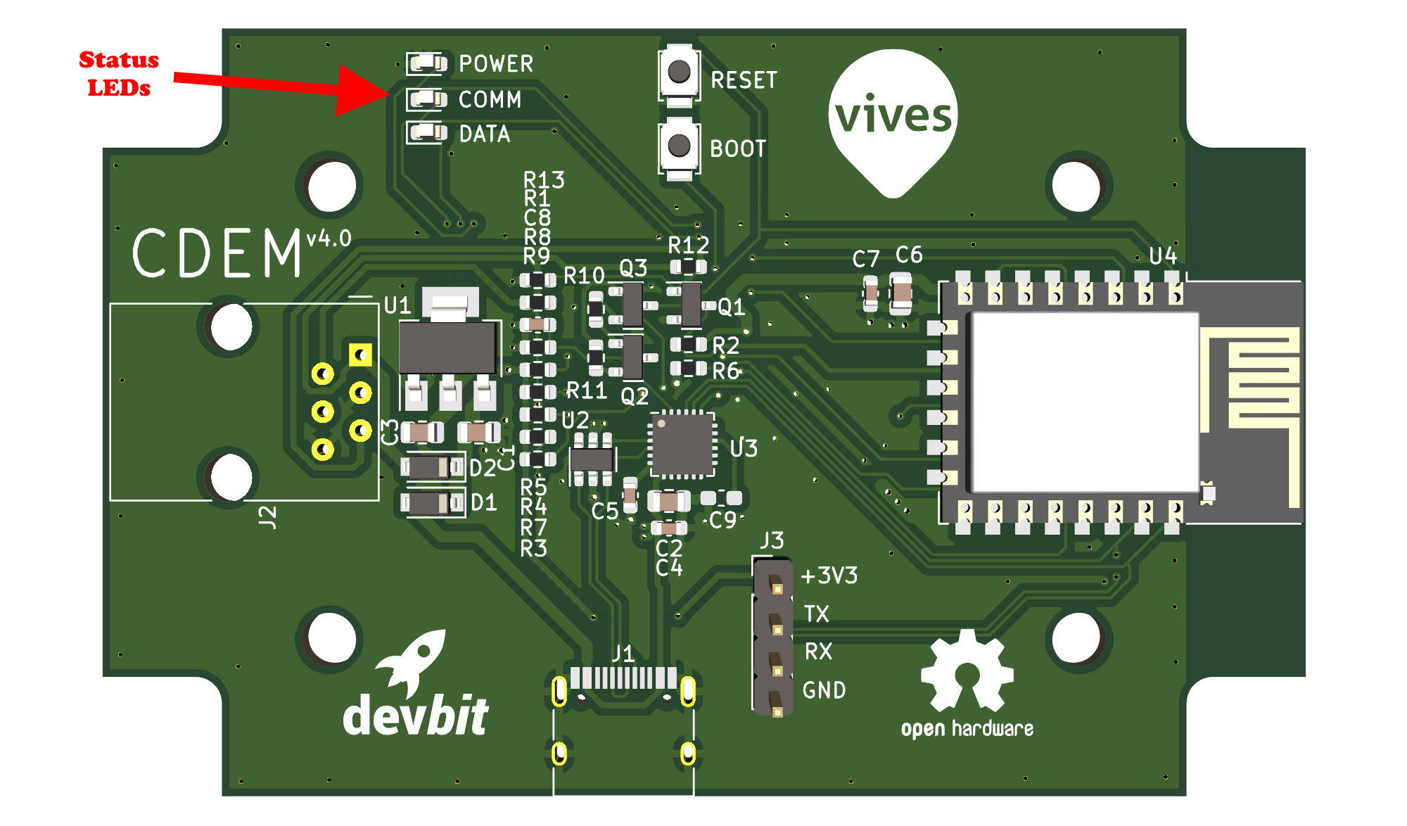 CDEM Status LEDs